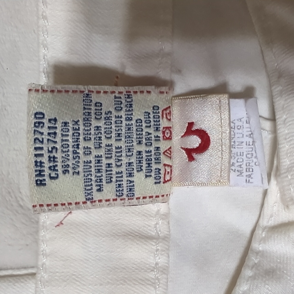 True Religion White Skinny Jeans 29 - Picture 8 of 9